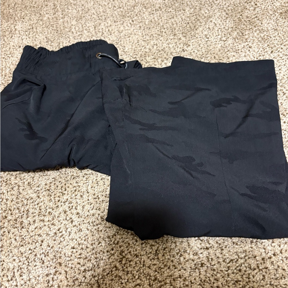 Black Camouflage scrub set